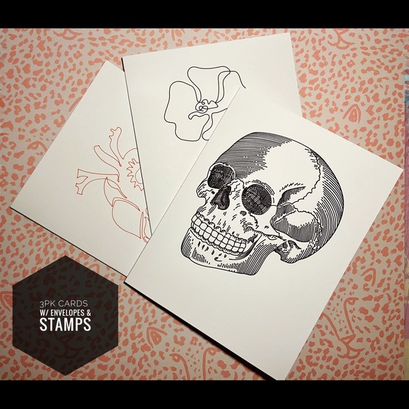 3pk of ink drawn cards - Picture 1 of 5